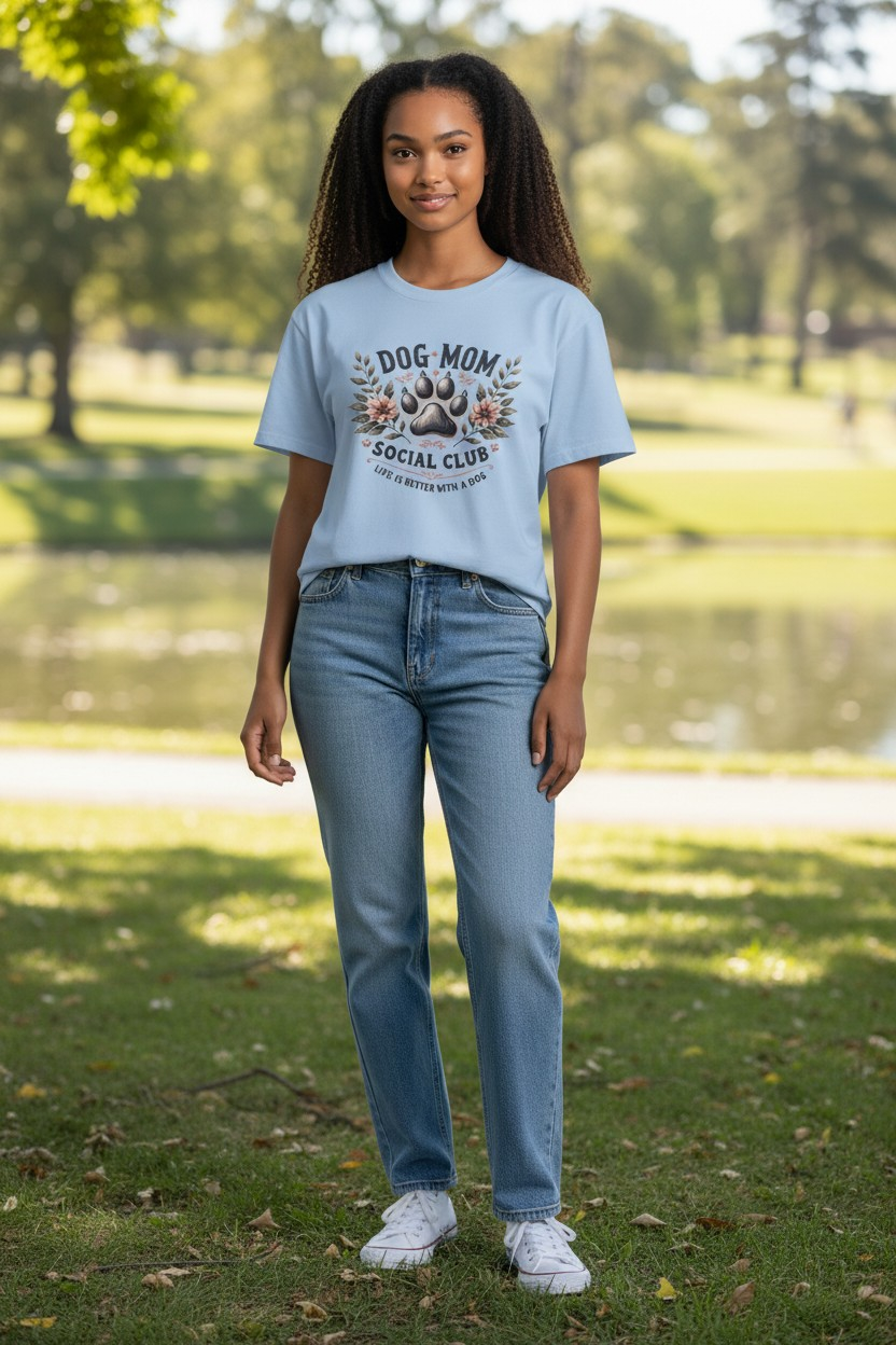 Dog Mom Social Club T-shirt